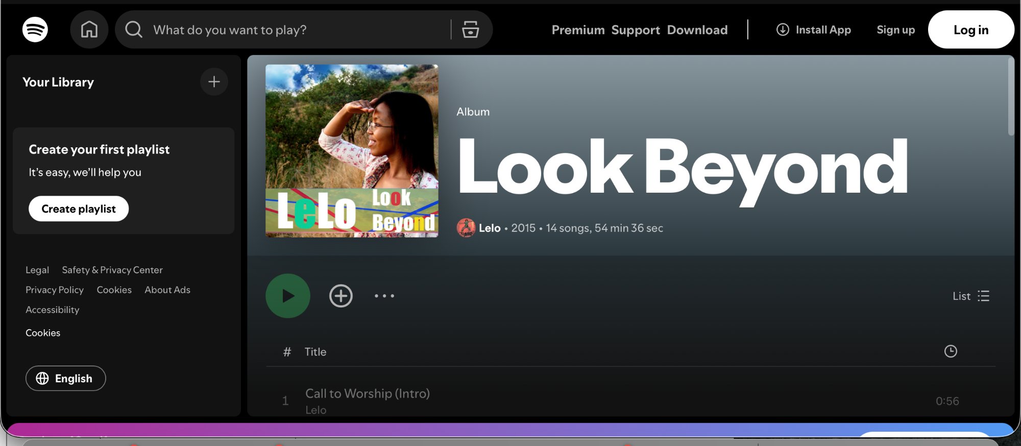 Look Beyond album